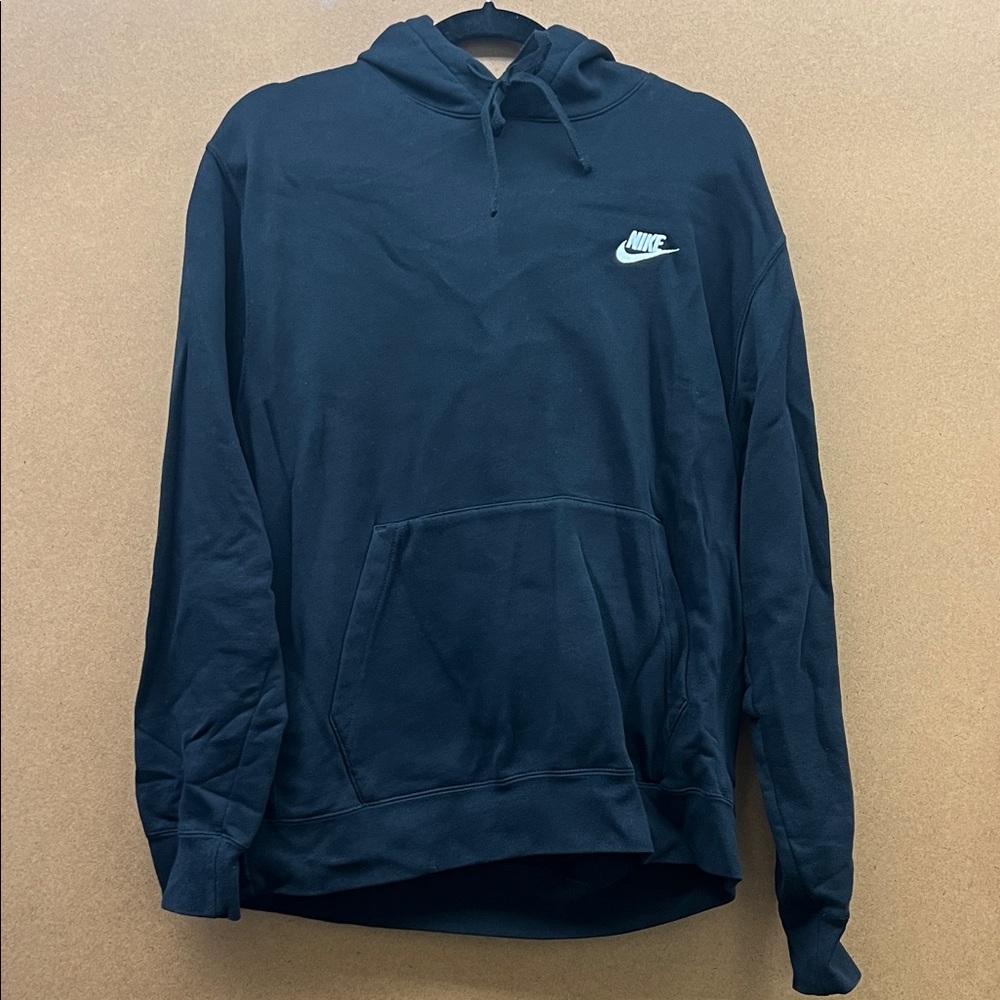 Nike Men's Dark Hoodie with Logo